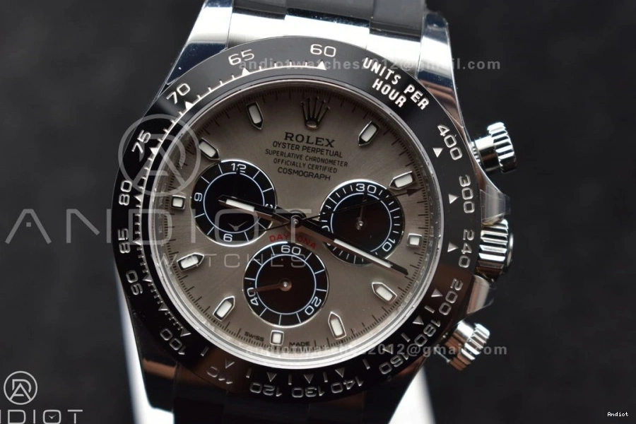 Daytona DD4130 Dial Strap 116519 Steel Oyster 1:1 904L Best flex Gray on VSF Edition 0320